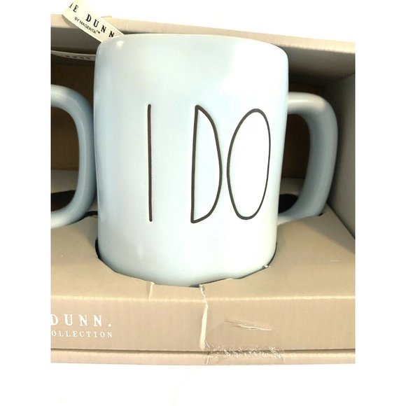 New RAE DUNN Wedding Collection Set Of 2 SOMETHING - Picture 10 of 11